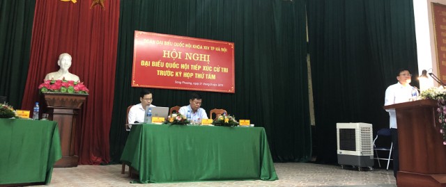 Đại biểu Quốc hội Hà Nội tiếp xúc cử tri quận Bắc, Nam Từ Liêm, huyện Đan Phượng, Hoài Đức 